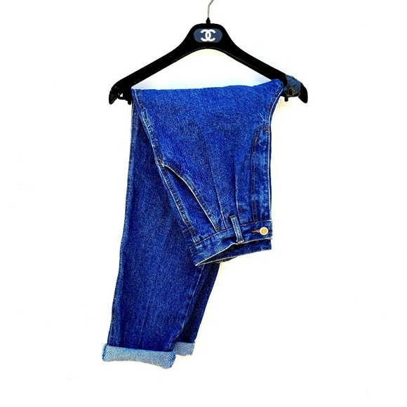 Vintage Denim - Vintage Bill Blass Pleated Tapered Mom Jeans